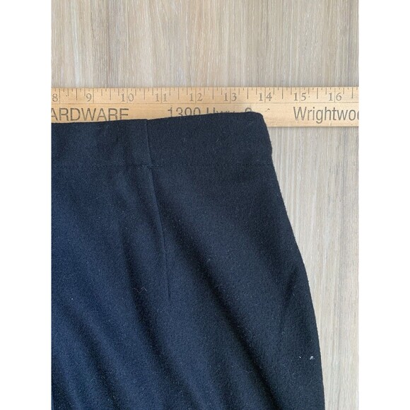 Banana Republic Women's Pants Lindsey Fit Black Wool Blend Dress Straight Size 4 - Picture 7 of 8